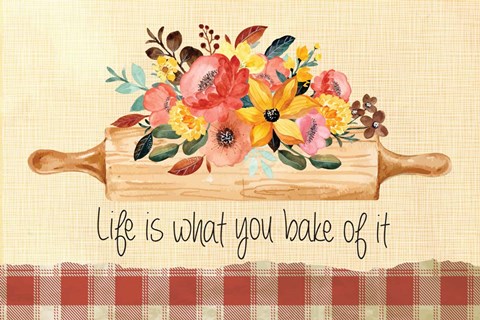 Framed What You Bake Print