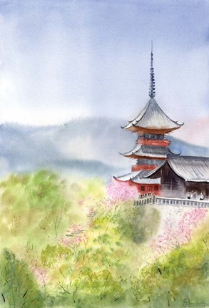 Framed Pagoda Print