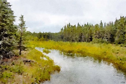 Framed Mountain Paradise No. 4 Print