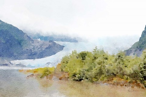 Framed Glacier Harbor No. 1 Print