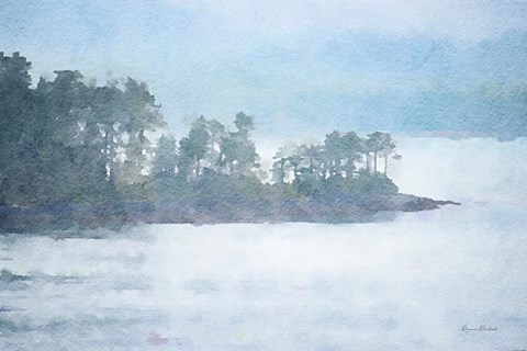 Framed Indigo Bay No. 1 Print