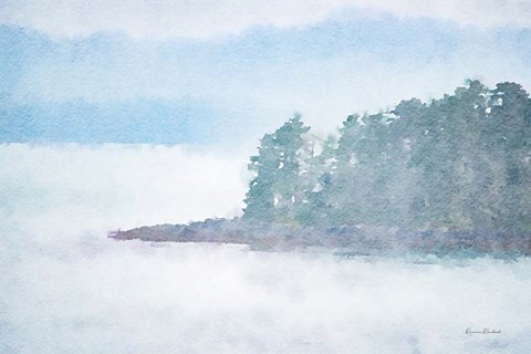 Framed Indigo Bay No. 2 Print