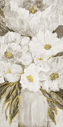 Framed Golden Age Floral VI Print