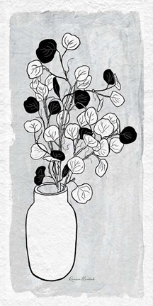 Framed Ginkgo Branches Print