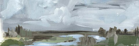 Framed Long Abstract Print