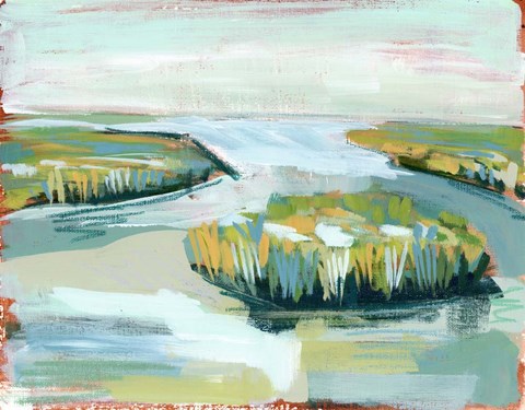 Framed Wide Pond Print