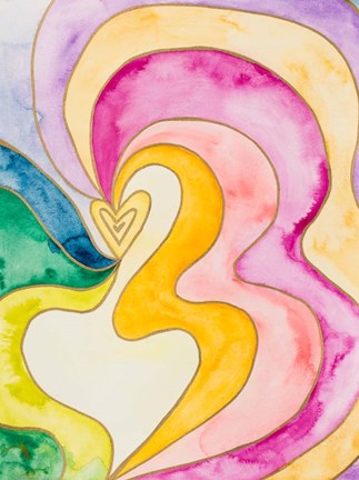 Framed Rainbow Love Print