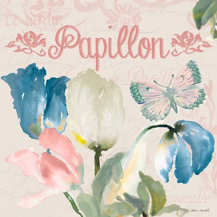 Framed French Tulips II Print