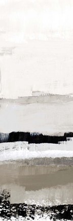 Framed Polite Neutral Journey Panel I Print