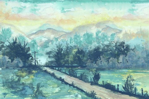 Framed Beyond The Fence Print