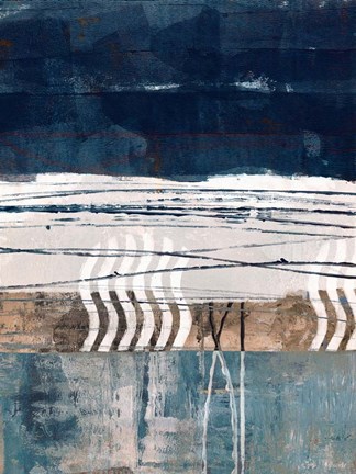 Framed Different Path&#39;s Of The Sea Abstract Print