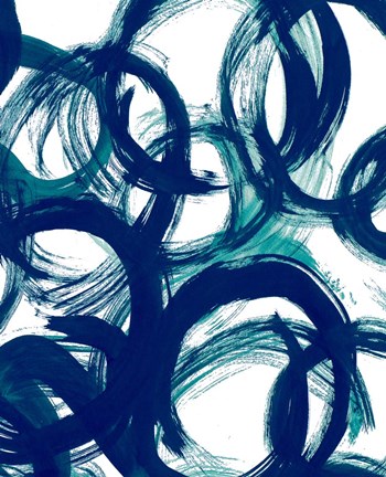 Framed Ocean Strokes Print