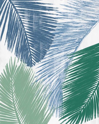 Framed Baru Palm Collage II Print