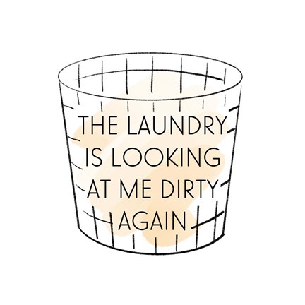 Framed Laundry Day Print