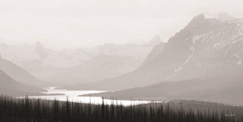 Framed St. Mary&#39;s Lake Print