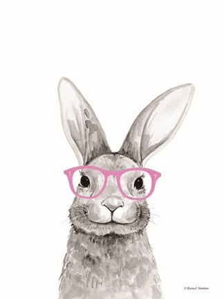 Framed Smart Rabbit Print