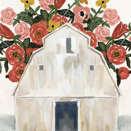 Framed Floral Pop Ups Print