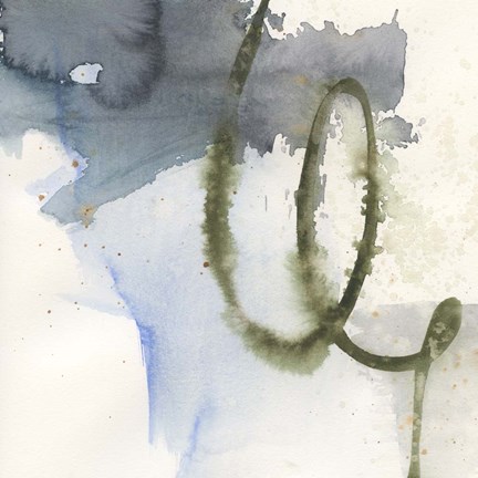 Framed Earth Curve I Print