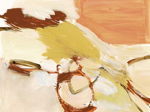 Framed Saffron &amp; Sienna I Print