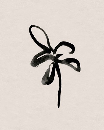 Framed Autumn Gesture I Print