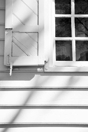 Framed Black &amp; White Windows &amp; Shadows I Print