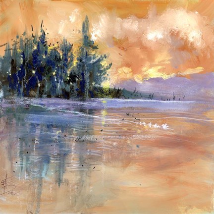 Framed Nevern Lights III Print