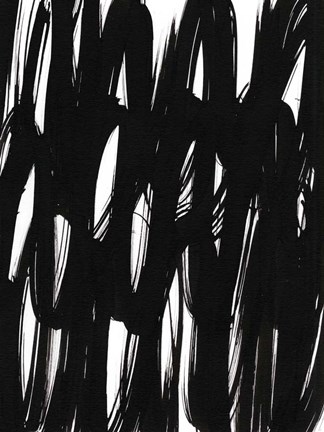 Framed Ink Scribble II Print