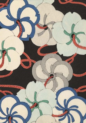 Framed Japanese Graphic Design IV Print