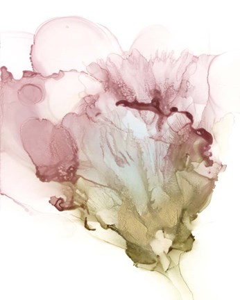 Framed Flowering Pink I Print