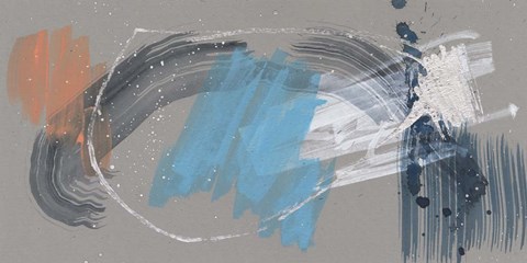 Framed Whimsical Marks II Print