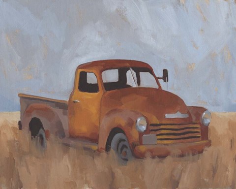 Framed Farm Truck III Print