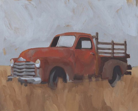 Framed Farm Truck IV Print