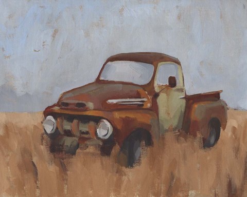 Framed Farm Truck VI Print