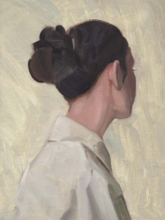 Framed Female Portrait I Print