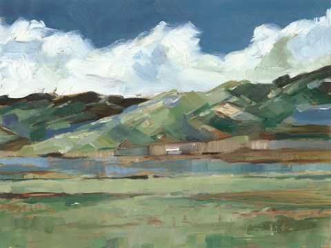 Framed Western Sky I Print