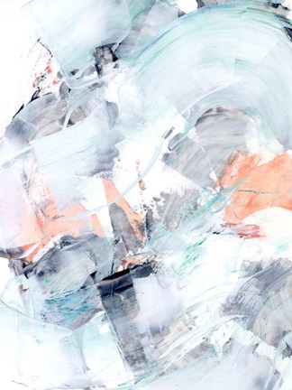 Framed Marbled Candy I Print