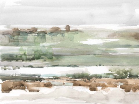 Framed Turquoise &amp; Clay I Print