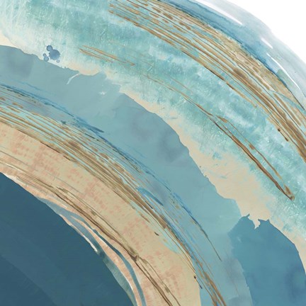 Framed Making Blue Waves III Print