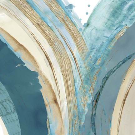 Framed Making Blue Waves IV Print