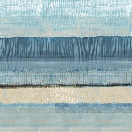 Framed Dreams in Blue I Print