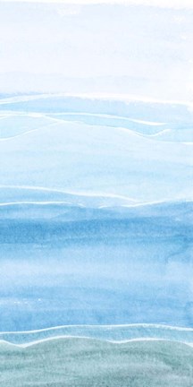 Framed Wavy II Print