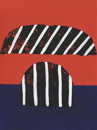 Framed Colorful Isolation III Print