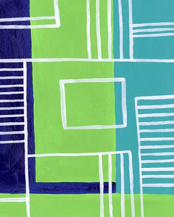 Framed On the Line II Print