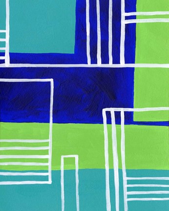 Framed On the Line IV Print