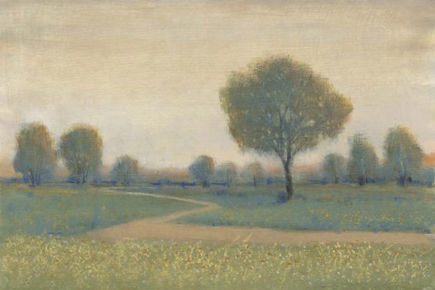 Framed Path at Sunset II Print