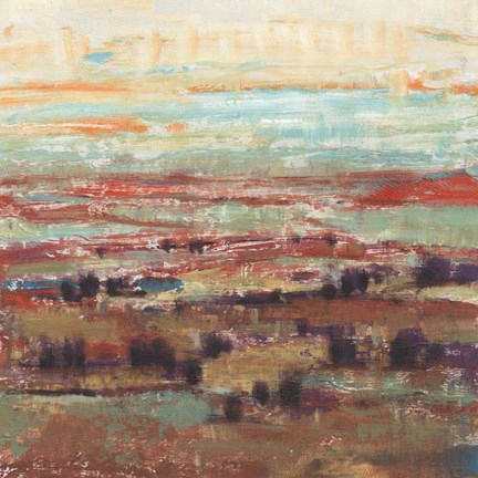 Framed Divided Landscape II Print