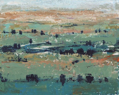 Framed Valley High II Print