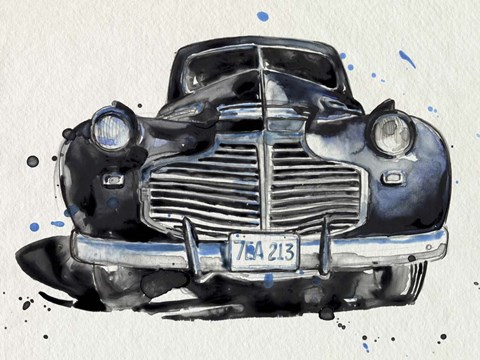 Framed Headlights I Print