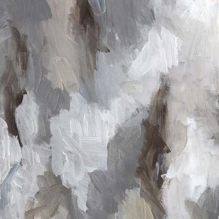 Framed Cloudy Shapes II Print