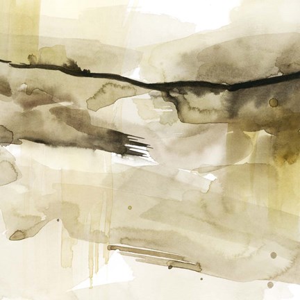 Framed Gold &amp; Chocolate I Print